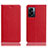 Oppo K10 5G India用手帳型 レザーケース スタンド カバー H02P Oppo レッド