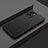 Oppo K10 5G India用ハイブリットバンパーケース クリア透明 プラスチック カバー Oppo ブラック