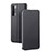 Oppo K7 5G用手帳型 レザーケース スタンド カバー L01 Oppo ブラック