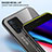 Oppo K9 5G用ハイブリットバンパーケース プラスチック 鏡面 虹 グラデーション 勾配色 カバー LS1 Oppo 