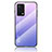 Oppo K9 5G用ハイブリットバンパーケース プラスチック 鏡面 虹 グラデーション 勾配色 カバー LS1 Oppo 