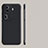 Oppo Reno11 Pro 5G用ハードケース プラスチック 質感もマット フレームレス カバー Oppo ブラック
