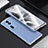 Oppo Reno11 Pro 5G用360度 フルカバー ケース 高級感 手触り良い アルミメタル 製の金属製 Oppo シルバー・ネイビー