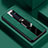 Oppo Reno2 Z用シリコンケース ソフトタッチラバー レザー柄 アンド指輪 マグネット式 Oppo グリーン