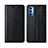 Oppo Reno4 5G用手帳型 レザーケース スタンド カバー T09 Oppo ブラック