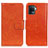 Oppo Reno5 F用手帳型 レザーケース スタンド カバー N05P Oppo オレンジ