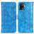 Oppo Reno5 Lite用手帳型 レザーケース スタンド カバー D07Y Oppo ブルー