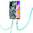 Oppo Reno5 Z 5G用シリコンケース ソフトタッチラバー バタフライ パターン カバー 携帯ストラップ Y01B Oppo 