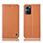 Oppo Reno7 5G用手帳型 レザーケース スタンド カバー H07P Oppo オレンジ