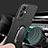 Oppo Reno8 Lite 5G用ハードケース プラスチック 質感もマット アンド指輪 マグネット式 Oppo 