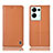 Oppo Reno8 Pro+ Plus 5G用手帳型 レザーケース スタンド カバー H11P Oppo オレンジ