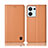 Oppo Reno9 5G用手帳型 レザーケース スタンド カバー H10P Oppo オレンジ