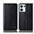 Oppo Reno9 5G用手帳型 レザーケース スタンド カバー H10P Oppo ブラック