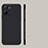 Realme 9i 5G用ハードケース プラスチック 質感もマット フレームレス カバー Realme ブラック