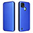 Realme C21Y用手帳型 レザーケース スタンド カバー L07Z Realme ネイビー