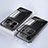 Realme GT Neo6 5G用ケース 高級感 手触り良い アルミメタル 製の金属製 360度 フルカバーバンパー 鏡面 カバー Realme ブラック