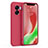 Realme Narzo 50 5G用360度 フルカバー極薄ソフトケース シリコンケース 耐衝撃 全面保護 バンパー S01 Realme レッド