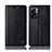 Realme Narzo 50 5G用手帳型 レザーケース スタンド カバー H11P Realme ブラック