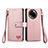 Realme V50 5G用手帳型 レザーケース スタンド カバー S15D Realme ピンク