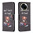 Realme V50 5G用手帳型 レザーケース スタンド パターン カバー B01F Realme 