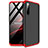 Realme X2用ハードケース プラスチック 質感もマット 前面と背面 360度 フルカバー Realme レッド・ブラック