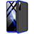 Realme X2用ハードケース プラスチック 質感もマット 前面と背面 360度 フルカバー Realme ネイビー・ブラック