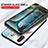 Samsung Galaxy A01 SM-A015用ハイブリットバンパーケース プラスチック パターン 鏡面 カバー サムスン 