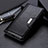 Samsung Galaxy A02用手帳型 レザーケース スタンド カバー M01L サムスン ブラック