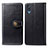Samsung Galaxy A02用手帳型 レザーケース スタンド カバー S05D サムスン ブラック