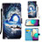 Samsung Galaxy A02用手帳型 レザーケース スタンド パターン カバー Y02B サムスン 