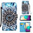 Samsung Galaxy A02用手帳型 レザーケース スタンド パターン カバー Y02B サムスン 