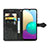 Samsung Galaxy A02用手帳型 レザーケース スタンド パターン カバー サムスン 