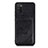 Samsung Galaxy A02s用極薄ソフトケース シリコンケース 耐衝撃 全面保護 マグネット式 バンパー S05D サムスン ブラック