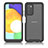 Samsung Galaxy A02s用360度 フルカバー ハイブリットバンパーケース クリア透明 プラスチック カバー ZJ4 サムスン 