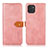 Samsung Galaxy A03用手帳型 レザーケース スタンド カバー N07P サムスン ピンク