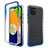 Samsung Galaxy A03用前面と背面 360度 フルカバー 極薄ソフトケース シリコンケース 耐衝撃 全面保護 バンパー 勾配色 透明 サムスン 