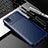 Samsung Galaxy A03 Core用シリコンケース ソフトタッチラバー ツイル カバー S01 サムスン ネイビー