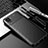 Samsung Galaxy A03 Core用シリコンケース ソフトタッチラバー ツイル カバー S01 サムスン ブラック