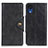 Samsung Galaxy A03 Core用手帳型 レザーケース スタンド カバー N06P サムスン ブラック
