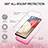 Samsung Galaxy A03s用前面と背面 360度 フルカバー 極薄ソフトケース シリコンケース 耐衝撃 全面保護 バンパー 勾配色 透明 ZJ1 サムスン 