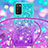 Samsung Galaxy A03s用シリコンケース ソフトタッチラバー ブリンブリン カバー 携帯ストラップ S01 サムスン 