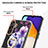 Samsung Galaxy A04s用シリコンケース ソフトタッチラバー バタフライ パターン カバー アンド指輪 Y06B サムスン 