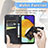 Samsung Galaxy A04s用手帳型 レザーケース スタンド バタフライ 蝶 カバー サムスン 