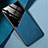 Samsung Galaxy A10s用シリコンケース ソフトタッチラバー レザー柄 アンドマグネット式 サムスン ネイビー