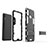 Samsung Galaxy A10s用ハイブリットバンパーケース スタンド プラスチック 兼シリコーン カバー T01 サムスン 