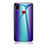 Samsung Galaxy A10s用ハイブリットバンパーケース プラスチック 鏡面 虹 グラデーション 勾配色 カバー LS2 サムスン 