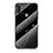 Samsung Galaxy A11用ハイブリットバンパーケース プラスチック パターン 鏡面 カバー サムスン ブラック