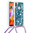 Samsung Galaxy A11用シリコンケース ソフトタッチラバー ブリンブリン カバー 携帯ストラップ S03 サムスン 