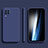 Samsung Galaxy A12 5G用360度 フルカバー極薄ソフトケース シリコンケース 耐衝撃 全面保護 バンパー S02 サムスン ネイビー