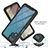 Samsung Galaxy A12 5G用360度 フルカバー ハイブリットバンパーケース クリア透明 プラスチック カバー YB2 サムスン 